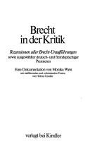 Brecht in der Kritik