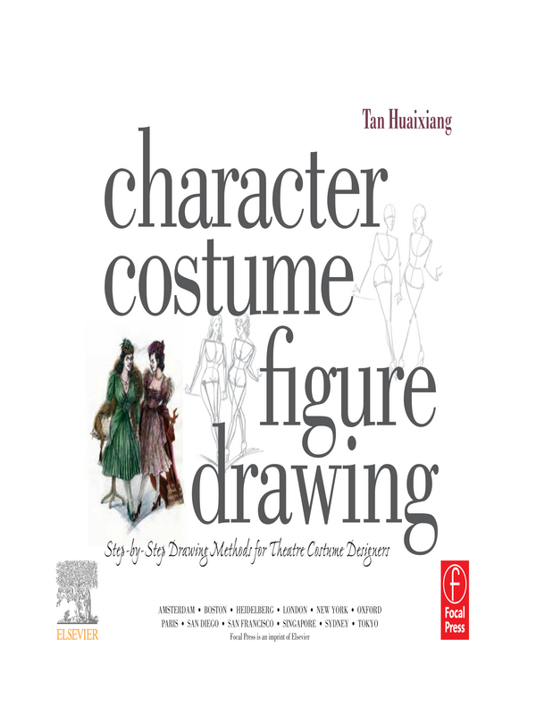 Character costume figure drawing