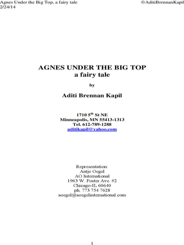 Agnes under the big top