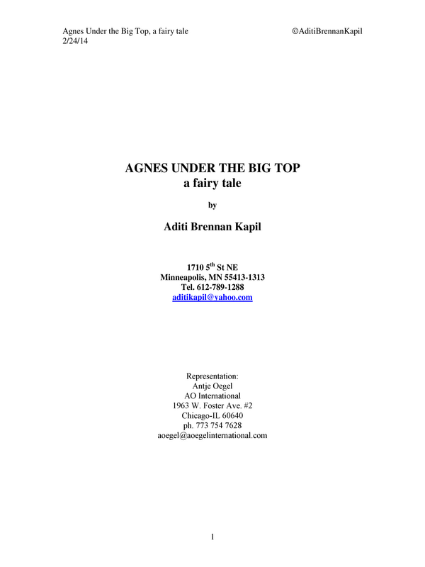 Agnes under the big top