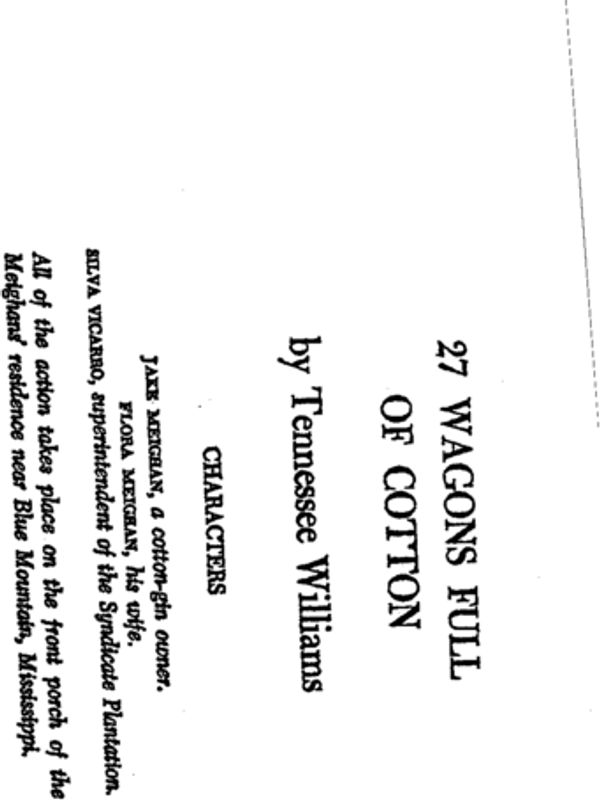 27 Wagons full of cotton