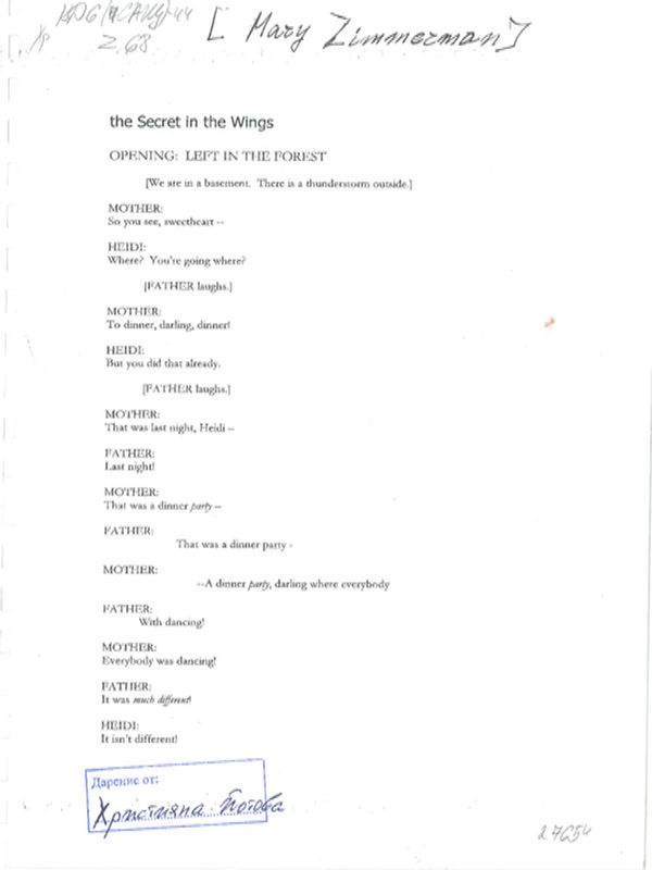 The Secret in the Wings