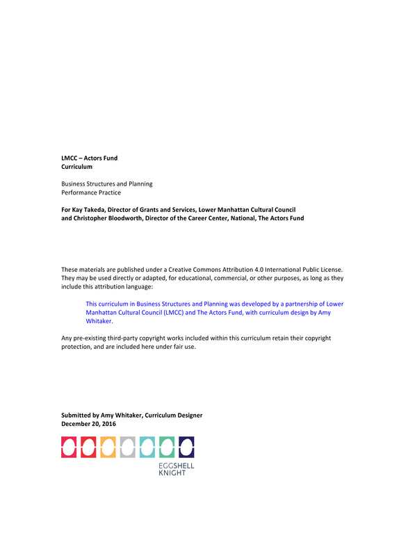 LMCC Actors Fund Curriculum 20161220 final