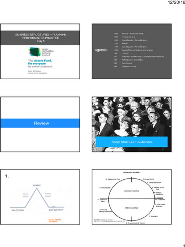 LMCC Actors Fund Whitaker Slides 20161220 DAY 5