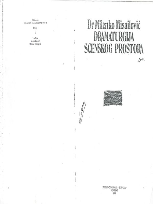 Dramaturgija Scenskog Prostora