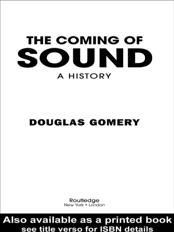 The Coming of Sound