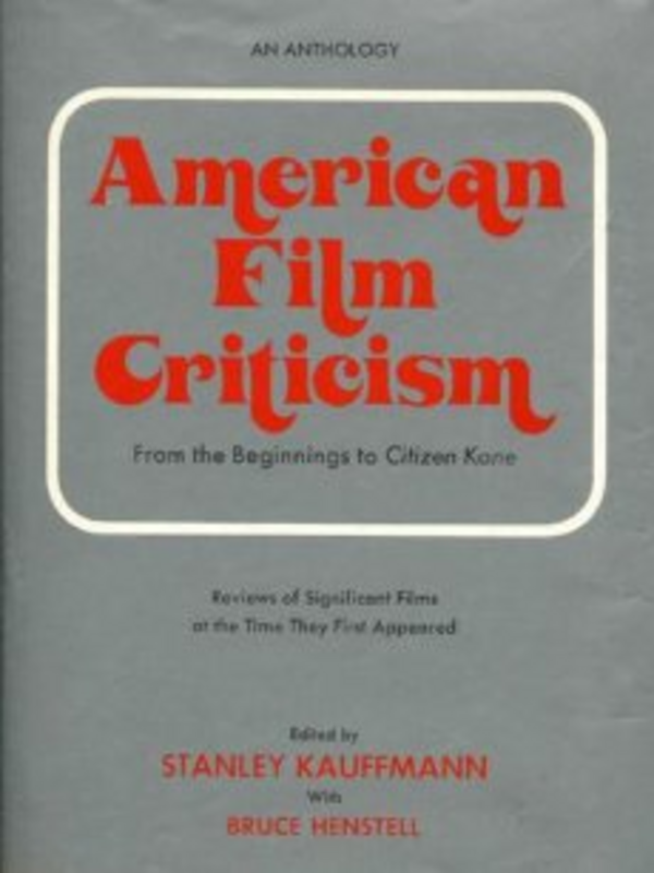 American Film Criticism
