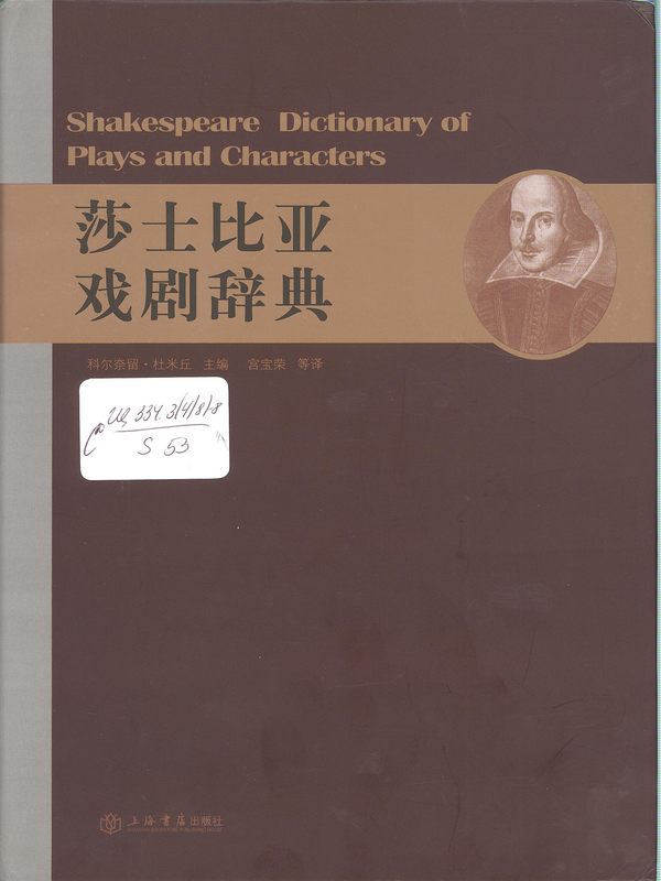 Shakespeare Dictionary of Plays and Characters