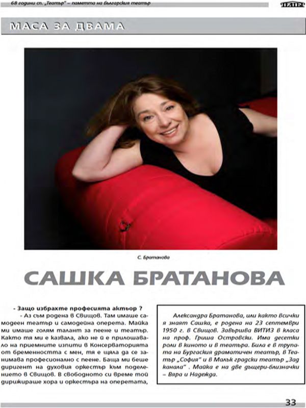 Сашка Братанова