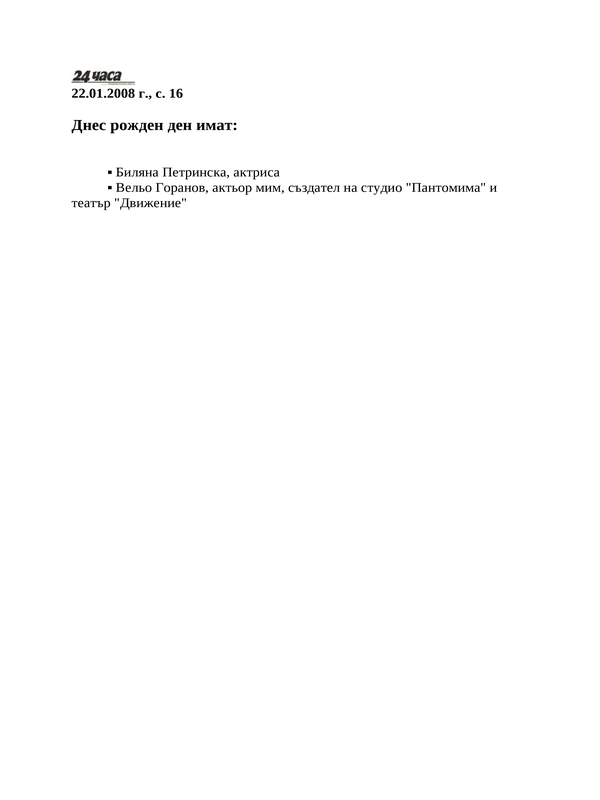Днес рожден ден имат