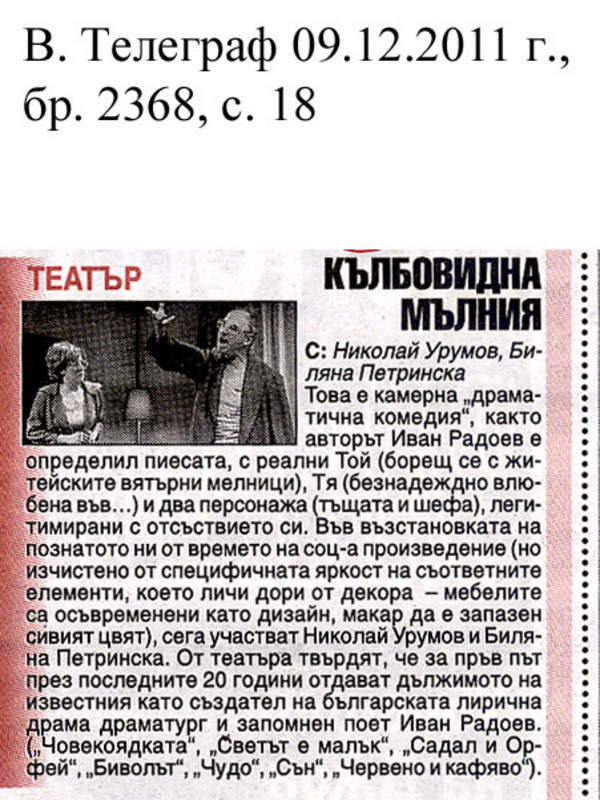 Кълбовидна мълния