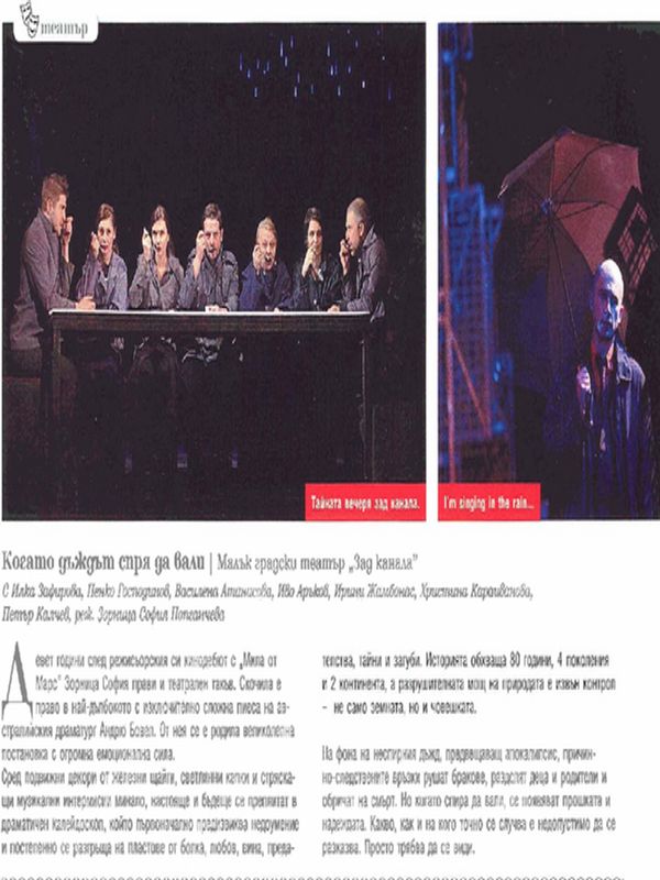 Когато дъждът спря да вали