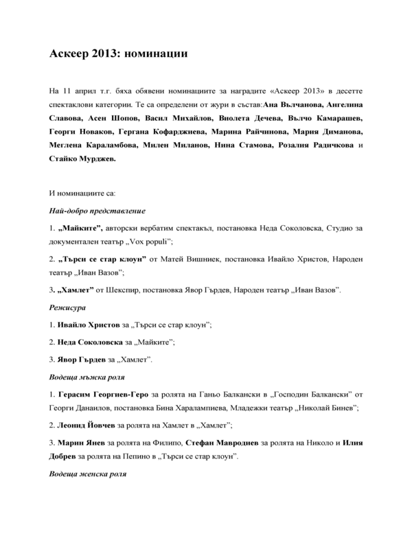 Аскеер 2013