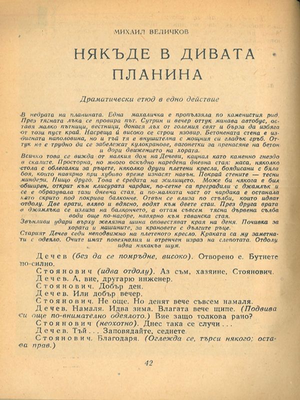 Някъде в дивата планина