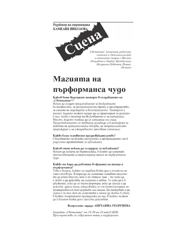Магията на пърформанса чудо