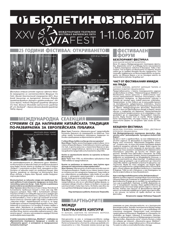XXV Международен театрален фестивал Варненско лято
