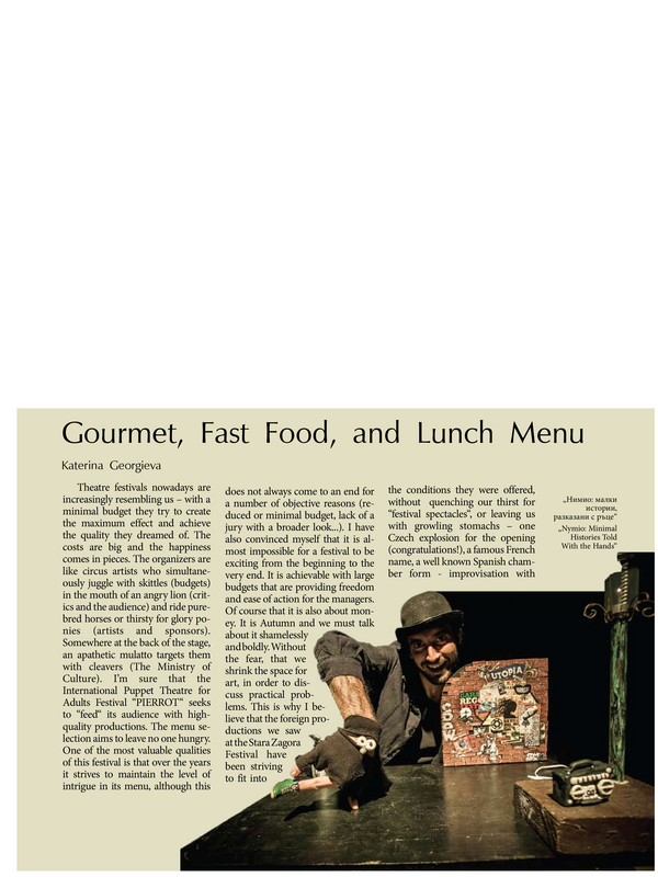 Gourmet, Fast Food, and Lunch Menu