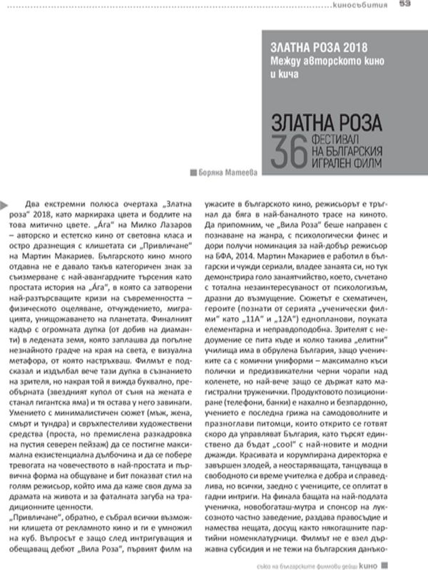 Между авторското кино и кича