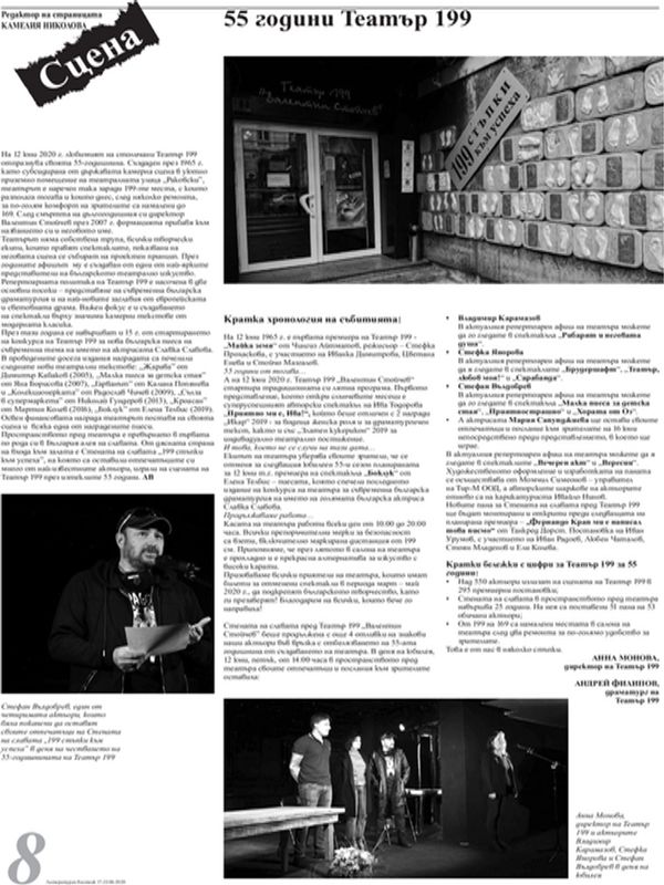 55 години Театър 199