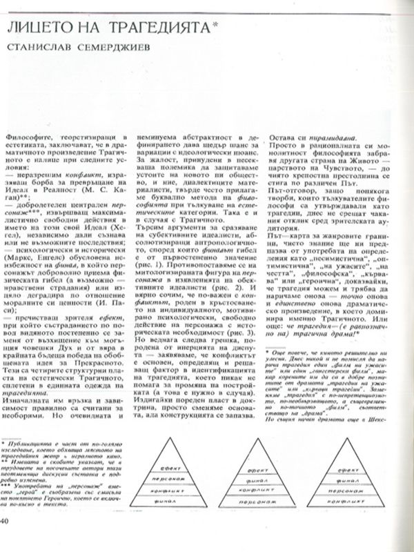 Лицето на трагедията