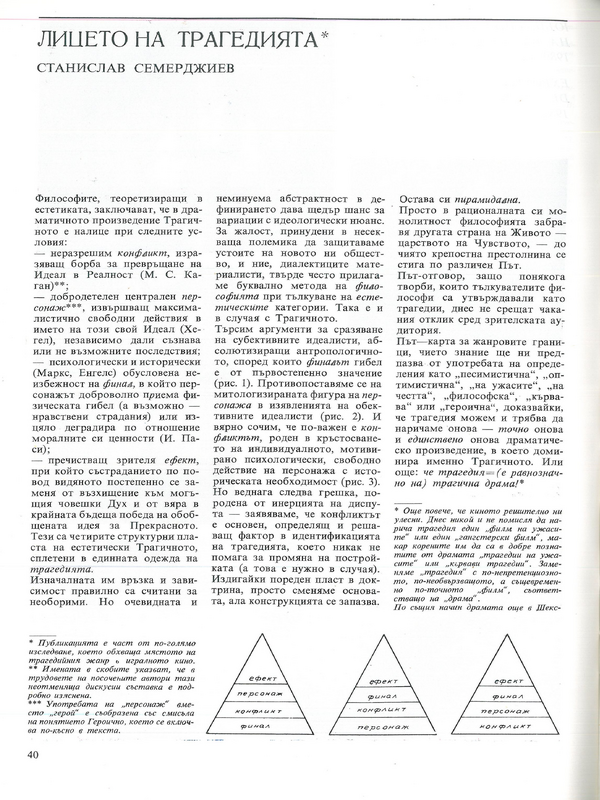 Лицето на трагедията