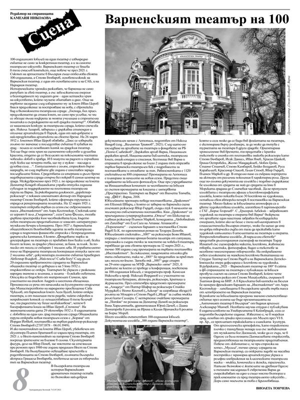 Варненският театър на 100