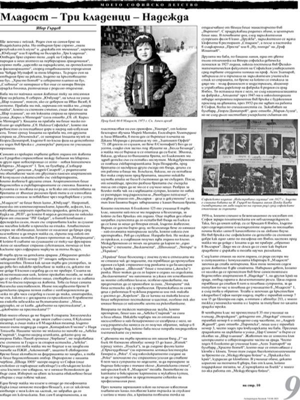 Младост - Три кладенци - Надежда