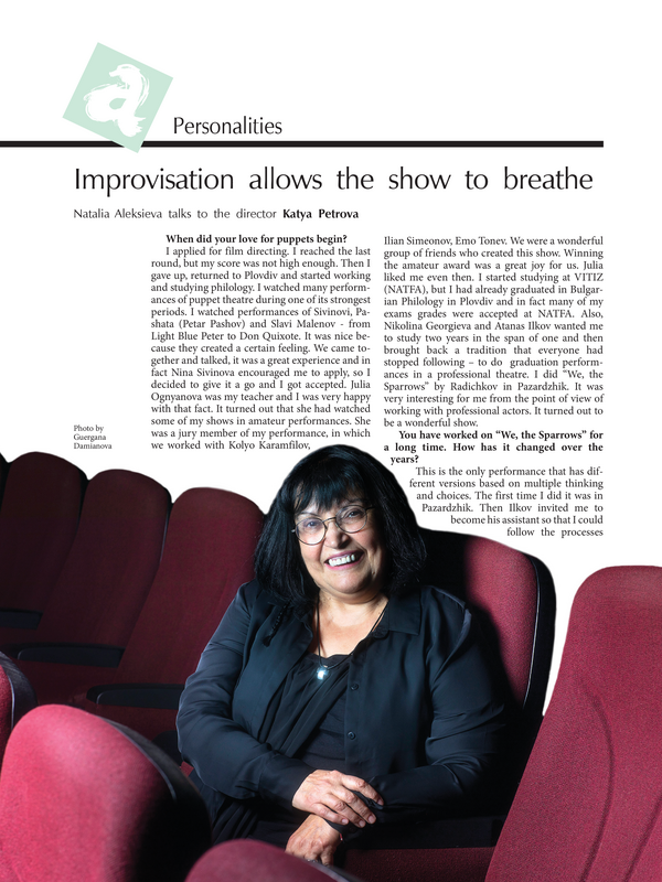Improvisation allows the show to breathe
