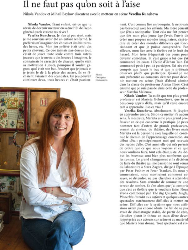 Il ne faut pas qu`on soit a l`aise