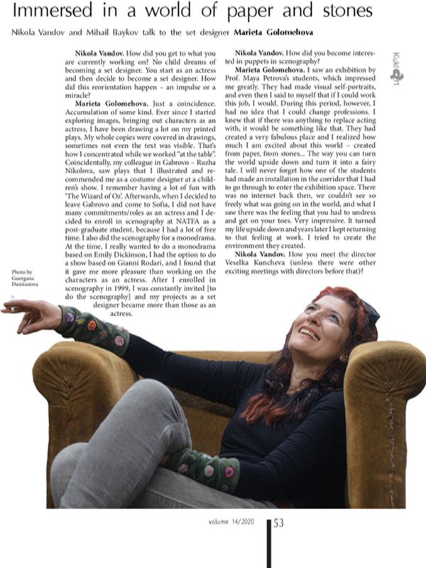 Immersed in a world of paper and stones