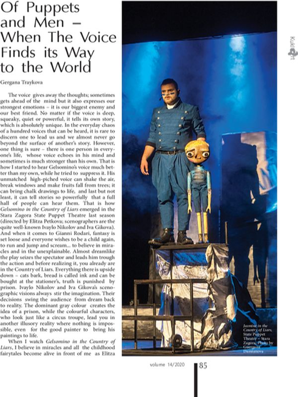 Of Puppets and Men - When the Voice Finds its Way to the World